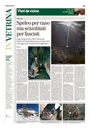 06-04-2008 Il Giornale di Vicenza-Speleo per caso ma scambiati per fascisti.